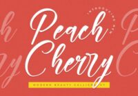 Peach Cherry Font - Featured Image