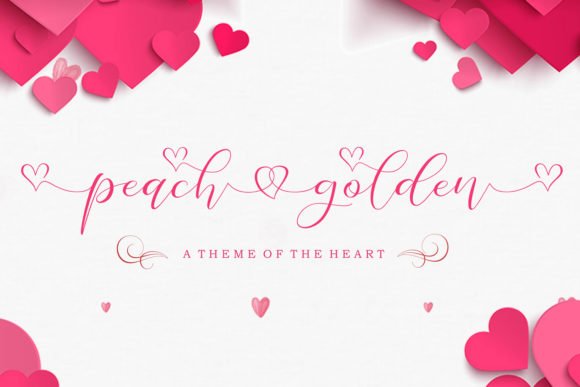 Peach Golden Font - Featured Image
