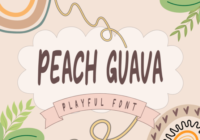 Peach Guava Font - Featured Image
