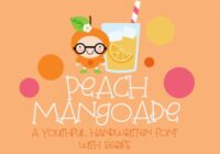 Peach Mangoade Font - Featured Image