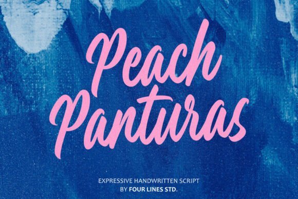 Peach Panturas Font - Featured Image