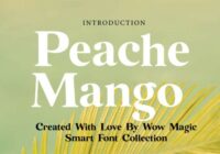 Peache Mango Font - Featured Image