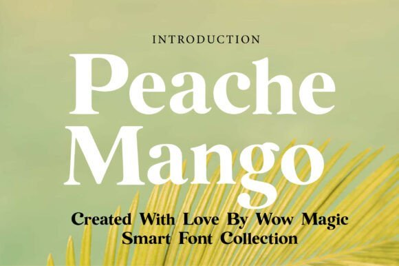 Peache Mango Font - Featured Image