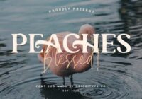 Peaches Blessed Duo Font - Featured Image