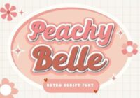 Peachy Belle Font - Featured Image