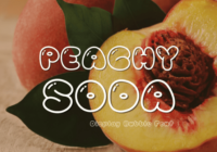 Peachy Soda Font - Featured Image