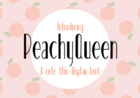 Peachyqueen Font - Featured Image