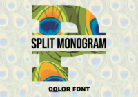 Peacock Split Font - Featured Image