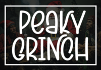 Peaky Grinch Font - Featured Image