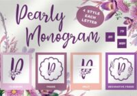 Pearly Monogram Font - Featured Image