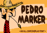 Pedro Marker Font - Featured Image
