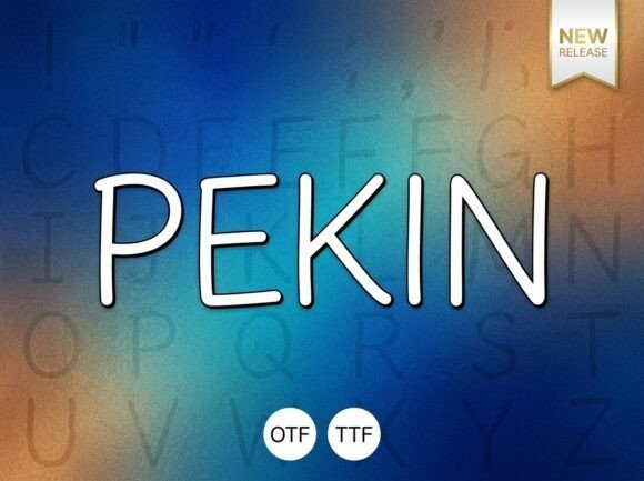 Pekin Font - Featured Image
