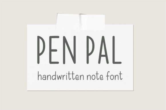 Pen Pal Font - Featured Image