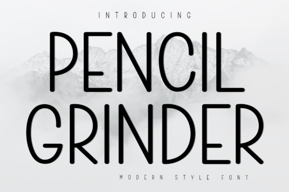 Pencil Grinder Font - Featured Image