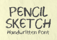 Pencil Sketch Font - Featured Image