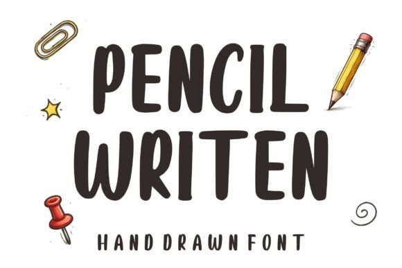 Pencil Writen Font - Featured Image