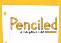 Penciled Font - Featured Image