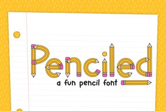 Penciled Font - Featured Image