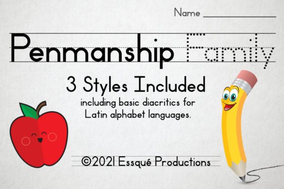 Penmanship Family Font - Featured Image