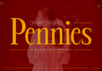 Pennies Font - Featured Image