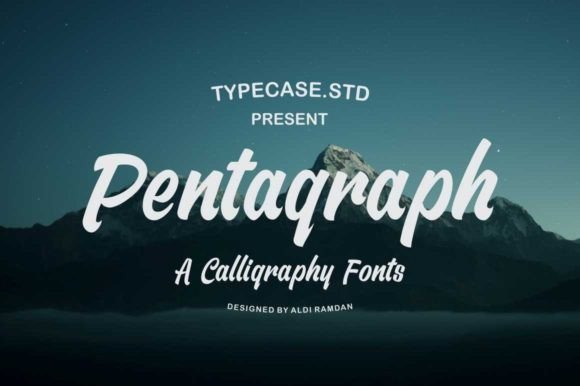 Pentagraph Font - Featured Image