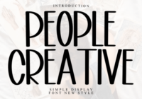 People Creative Font - Featured Image
