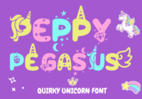 Peppy Pegasus Font - Featured Image