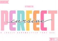 Perfect Cursive Font - Featured Image