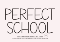 Perfect School Font - Featured Image
