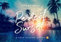 Perfect Sunset Font - Featured Image