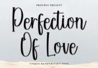 Perfection of Love Font - Featured Image