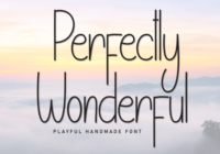 Perfectly Wonderful Font - Featured Image