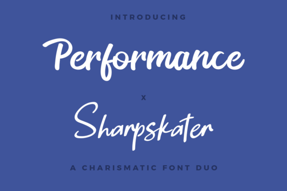 Performance X Sharpskater Duo Font - Featured Image