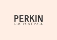 Perkin | Duo Font - Featured Image