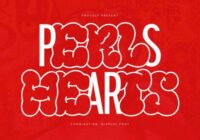 Perls Hearts Font - Featured Image