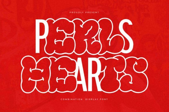 Perls Hearts Font - Featured Image