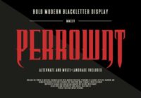 Perrownt Font - Featured Image