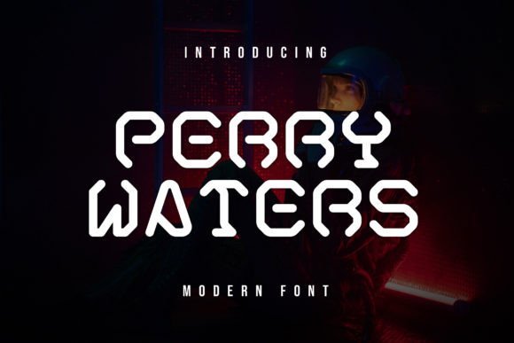 Perrywaters Font - Featured Image