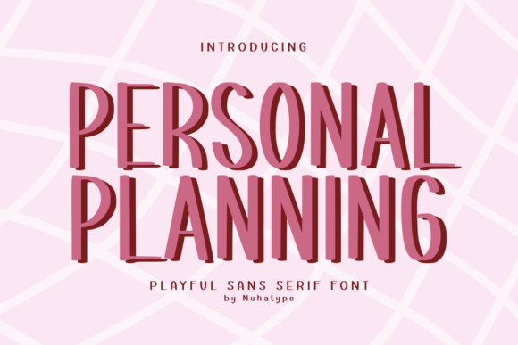 Personal Planning Font - Featured Image