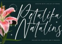 Petalika Natalins Font - Featured Image