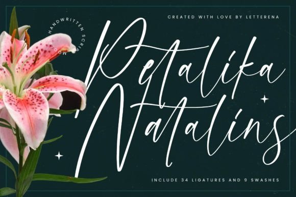 Petalika Natalins Font - Featured Image