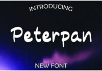 Peterpan Font - Featured Image