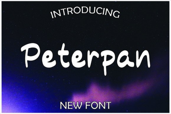 Peterpan Font - Featured Image