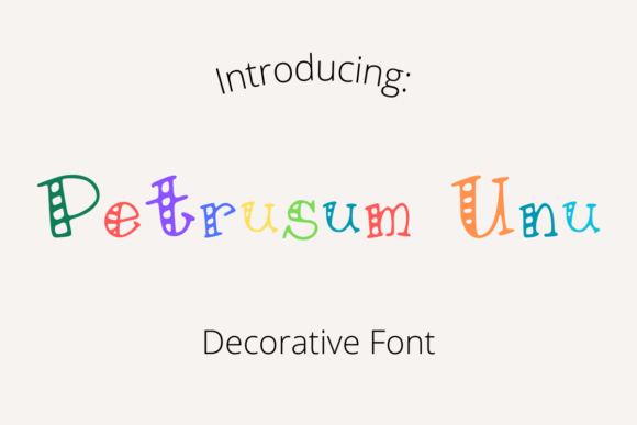 Petrusum Unu Font - Featured Image