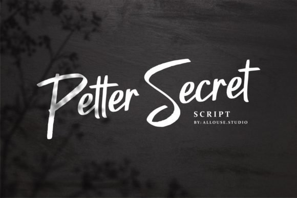 Petter Secret Font - Featured Image