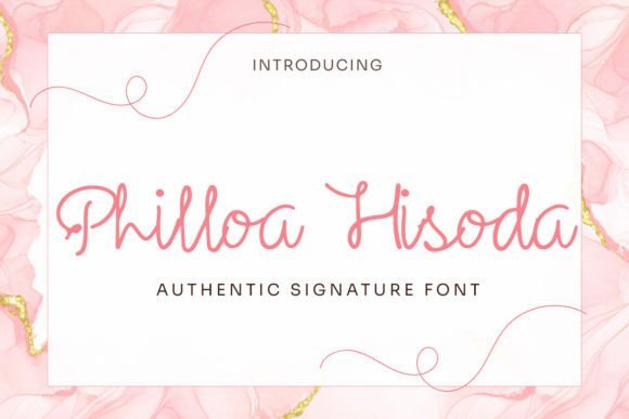 Philloa Hisoda Font - Featured Image