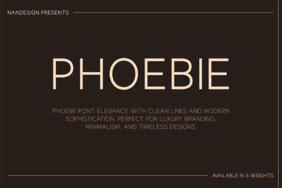 Phoebie Font - Featured Image