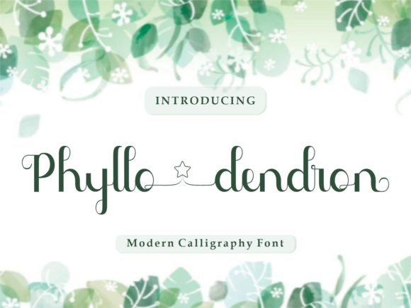 Phyllo Dendron Font - Featured Image