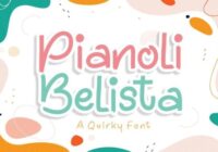 Pianoli Belista Font - Featured Image