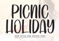 Picnic Holiday Font - Featured Image